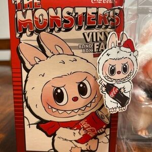 Coca-Cola The Monsters Vinyl Figure with Red and White Accents blind box